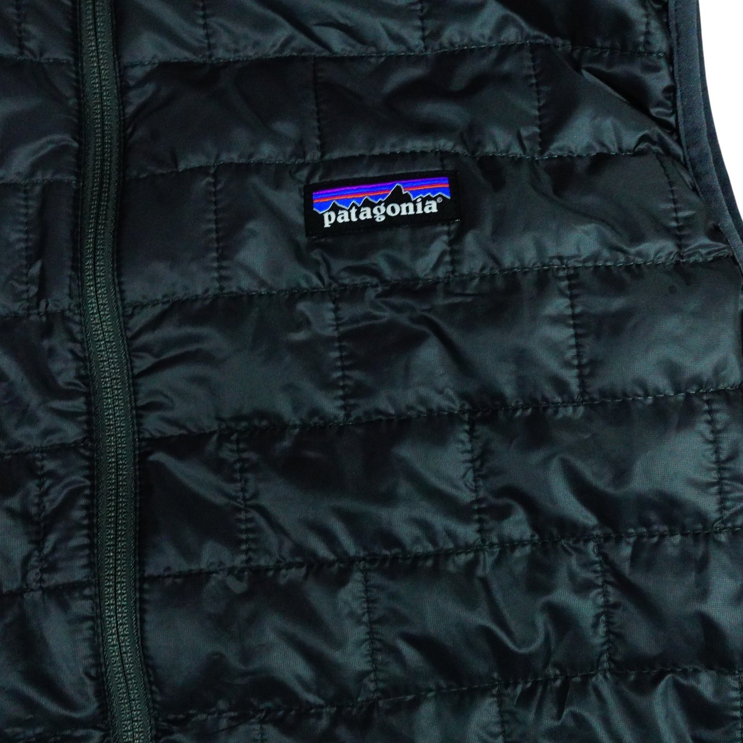 Patagonia Nano Puff Vest Puffer Jacket Paraloft Black Quilted Outdoors Mens Med