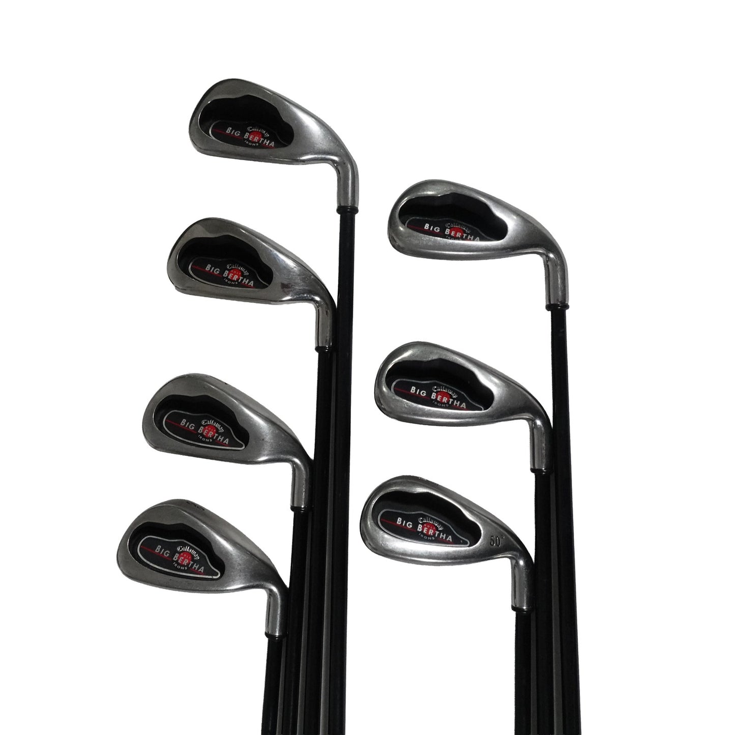 Callaway Big Bertha Iron Set RCH 75i Regular Flex Graphite 5-10+PW RH NEW GRIP
