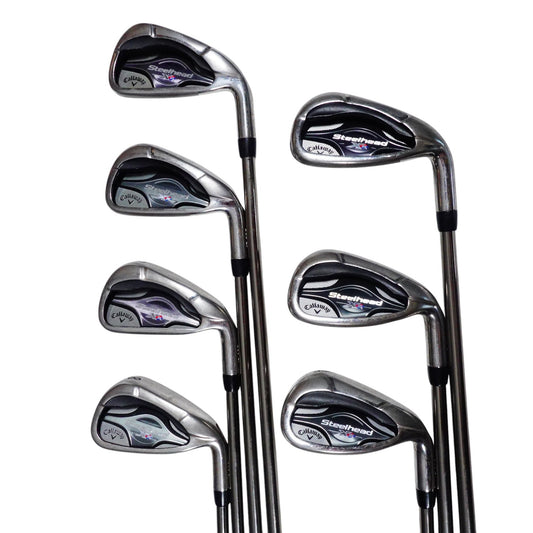 Callaway XR Steelhead Iron Set Recoil F4 Stiff Flex Graphite 5-PW+A RH